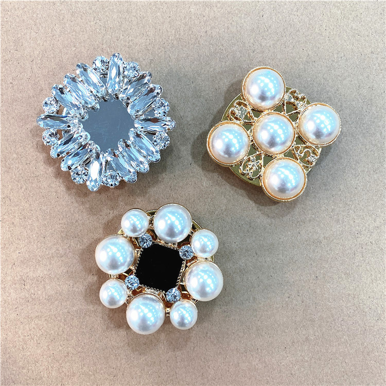 Coreea Nou Crystal Smart Phone Suport spate Grip Tok Diamond Gem Suport inel pentru telefon mobil strălucitor pentru iPhone Samsung Xiaomi Griptok