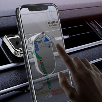 Μαγνητική θήκη τηλεφώνου αυτοκινήτου Αναδιπλούμενη, Περιστρεφόμενη, ισχυρή μαγνητική βάση στήριξης τηλεφώνου για αξεσουάρ κινητού τηλεφώνου iPhone Samsung Xiaomi