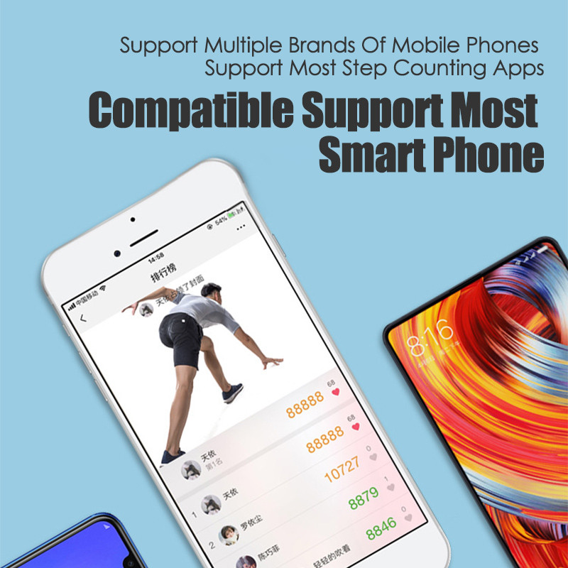 Stol Walking Swing Shaker Stalak za mobilni telefon Držač Pedometar Četka Steper za telefon Wiggler Brojač za iPhone Samsung Xiaomi