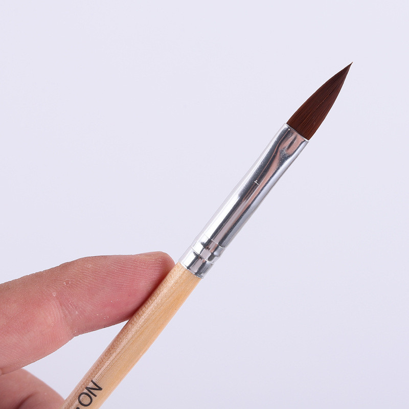 5 db Nail Art Brush Carving Powder Professzionális 2#/4#/6#/8#/10# Akril ecset