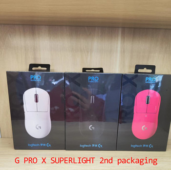 Безжична игрална мишка Logitech G PRO X SUPERLIGHT Ултра-лек HERO 25K сензор 25600 DPI 5 програмируеми бутона за PC/Mac
