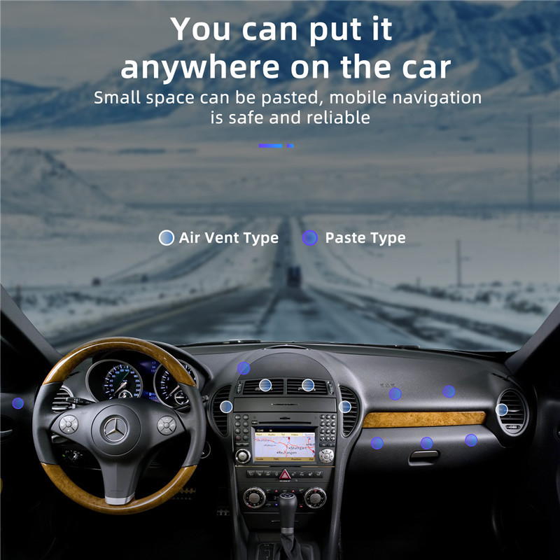 Suport magnetic pentru telefon auto GTWIN Suport de montare pentru aerisire pentru iPhone 11 XS Max Samsung Xiaomi Stander Magnet GPS Suport auto pentru bord