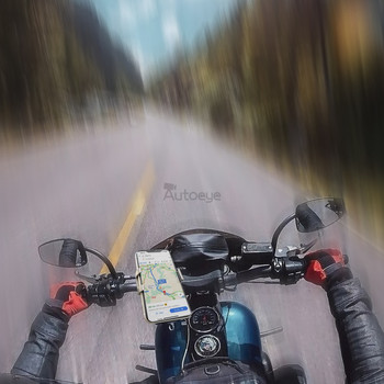 Βάση κινητού τηλεφώνου ποδηλάτου ποδηλάτου από κράμα αλουμινίου MTB βάση στήριξης μοτοσικλέτας Αντιολισθητικό ρυθμιζόμενο GPS Moto Mirro Κλιπ χειρολαβής