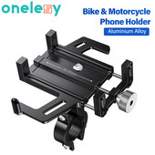 Onelesy reguleeritav jalgrattatelefoni hoidik, pöörlev jalgratta mobiiltelefoni hoidik, mootorratta telefoni tugialus iPhone 12 GPS-kinnituse jaoks
