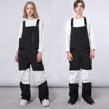Χειμερινό νέο ολόσωμο παντελόνι σκι Γυναικεία φόρμα για σνόουμπορντ για εξωτερικούς χώρους Ανδρικές φόρμες μαζεμένες φόρμες για σκι Αδιάβροχες αδιάβροχες