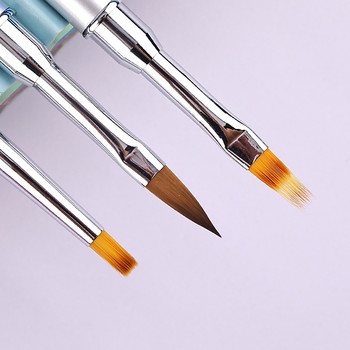 Четка за нокти за маникюр Акрилна писалка за удължаване с UV гел Лак за нокти Рисуване Четка за рисуване Liner Pinceau Nail Art