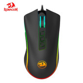 Mouse de gaming Redragon M711 Cobra 10000 DPI cu mouse de gaming cu iluminare din spate de 16,8 milioane de culori RGB