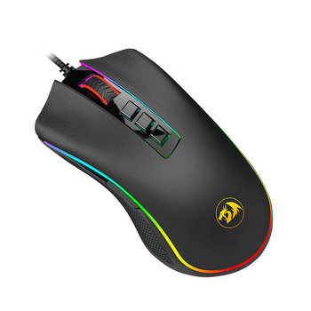 Redragon M711 Cobra 10000 DPI Геймърска мишка с 16,8 милиона RGB цветова подсветка Геймърска мишка