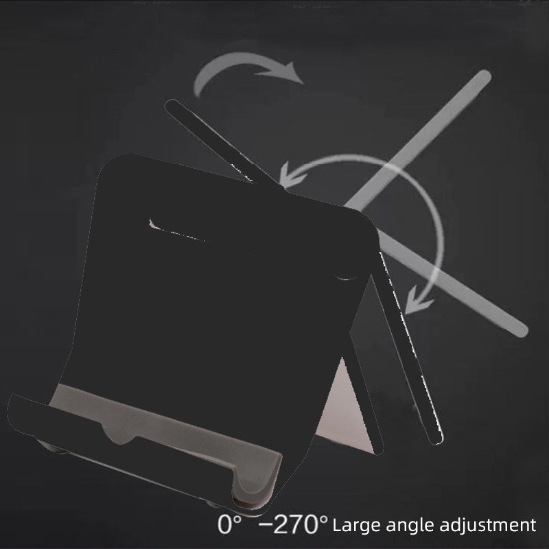 Asztali több szögben forgatható konzol Tablet Számítógép-tartó Összecsukható Ülés Lazy Mobiltelefon tartó