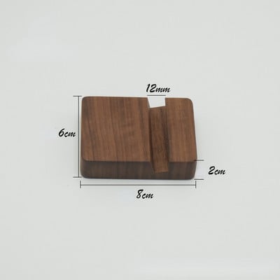 Novi jednostavni univerzalni prijenosni stalci za mobitele od punog drva Držač stolnog stalka za mobilni telefon Tablet PC E-čitač Kućna oprema