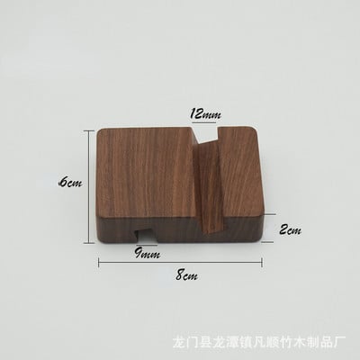 Novi jednostavni univerzalni prijenosni stalci za mobitele od punog drva Držač stolnog stalka za mobilni telefon Tablet PC E-čitač Kućna oprema