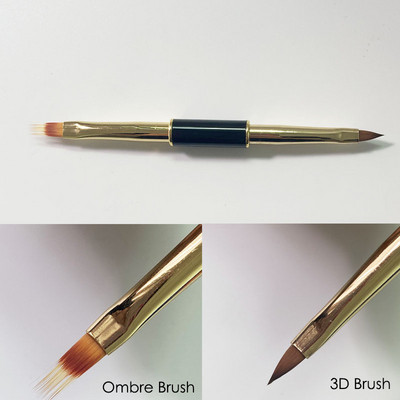 Căptușeli acrilice duble pentru arta unghiilor Perii cu dungi pentru desen cu linie fină, stilou pentru pictură, instrumente pentru manichiură, accesorii