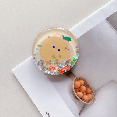 Luksuzna torba za živi pijesak iz crtića Proširivi rukohvat Tok držač telefona Prsten za prste Potpora sklopiva Griptok utičnica za iPhone