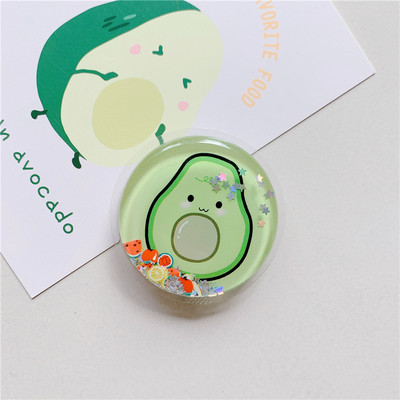 Luksuzna torba za živi pijesak iz crtića Proširivi rukohvat Tok držač telefona Prsten za prste Potpora sklopiva Griptok utičnica za iPhone