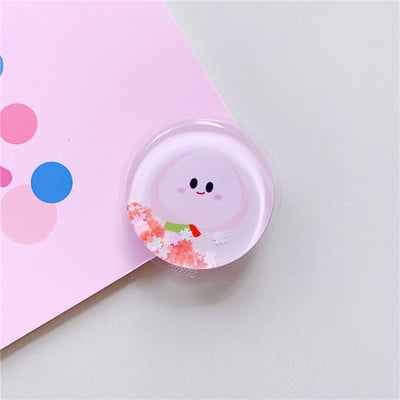 Luksuzna torba za živi pijesak iz crtića Proširivi rukohvat Tok držač telefona Prsten za prste Potpora sklopiva Griptok utičnica za iPhone