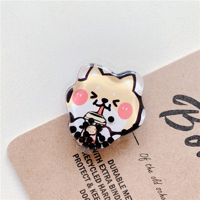 Luksuzna torba za živi pijesak iz crtića Proširivi rukohvat Tok držač telefona Prsten za prste Potpora sklopiva Griptok utičnica za iPhone