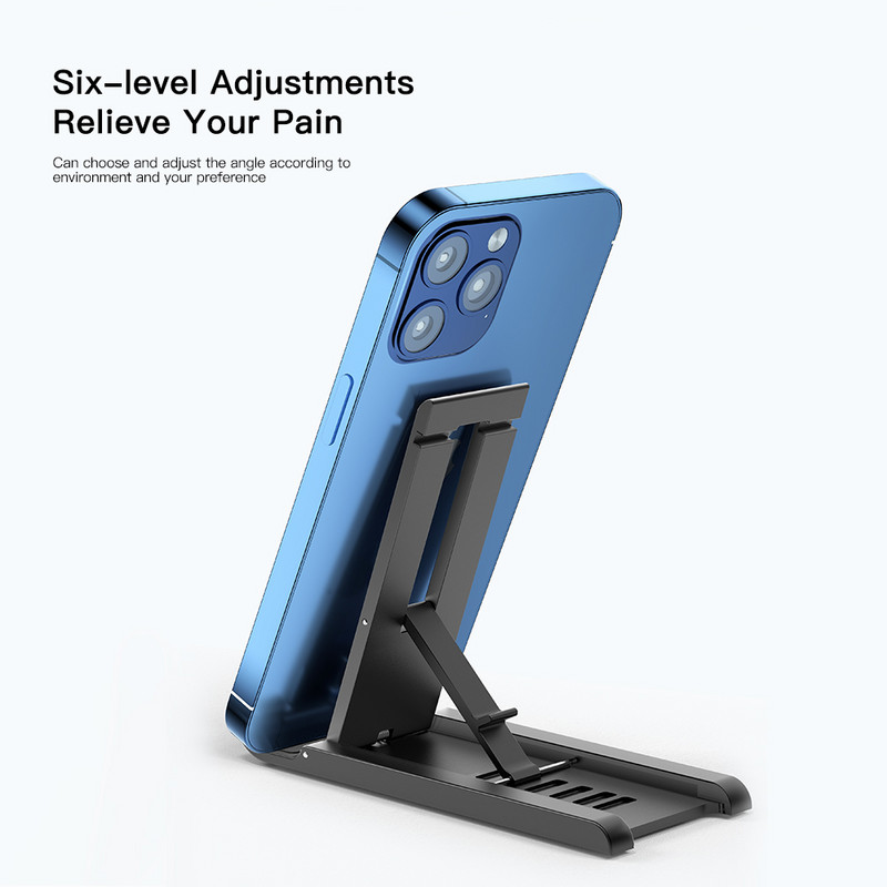 Essager Prijenosni stolni držač Sklopivi Mini Moblie stalak za telefon za iphone 13 Pro Max iPad Xiaomi Desk Bracket Prijenosni stalak