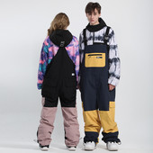 Snowboard Wear 2021 pántos sínadrág férfi egydeszkás dupla vízálló, színben illő öltöny egyrészes Luminous Tide márka Snow