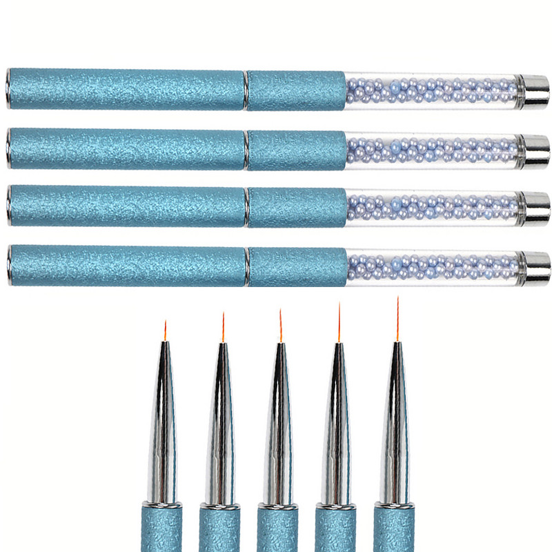 BQAN Professional 5/7/9/11/13 mm küünehari käsitsi joonistamise näpunäited Joonejoonte joonistamine Pliiatsi tööriistad Maniküür küünekunsti pintsli kaunistused