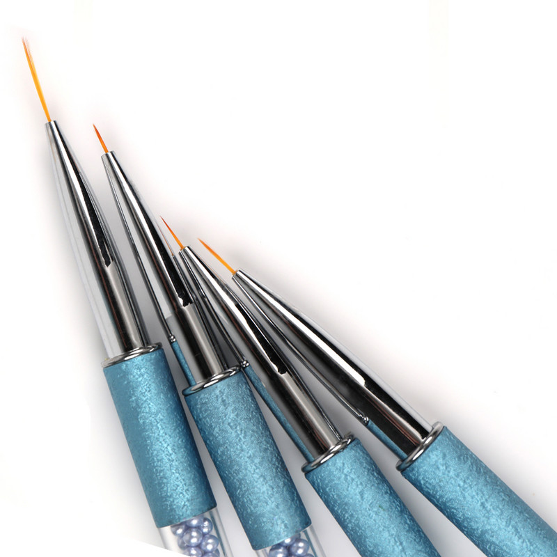 BQAN Professional 5/7/9/11/13 mm küünehari käsitsi joonistamise näpunäited Joonejoonte joonistamine Pliiatsi tööriistad Maniküür küünekunsti pintsli kaunistused