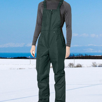 Ски панталони с лигавници за сняг Двуслоен дизайн Водоустойчив ски гащеризон Панталони Изолирани ски панталони Гащеризон за жени и мъже