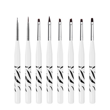 Navolution Nail Brush For Manicure Gel Brush For Nail Art 15Pcs/Set Nail Brush Acrylic Liquid Powder Carving Gel Brush