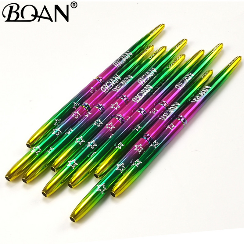 BQAN 1db Star Gradient körömdíszítő ecset gyémánt gradiens körömkefe vonal festő ecsetek köröm kristály akril bélés rajztoll