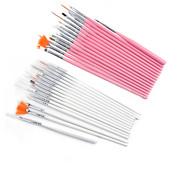 Yinikiz, 15 vnt., nagų dailės antgaliai, įrankiai, lakavimo rašiklis teptukas, piešimas, juostelių įdėklas, „pasidaryk pats“ nagų taškymas, „pasidaryk pats“ dekoracijos