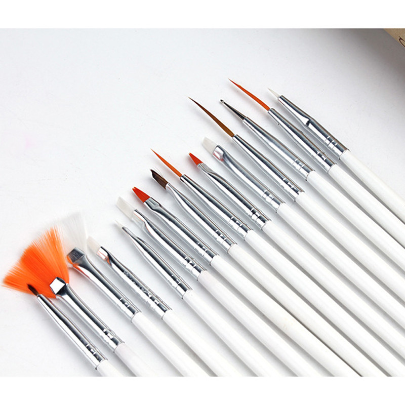 Yinikiz, 15 vnt., nagų dailės antgaliai, įrankiai, lakavimo rašiklis teptukas, piešimas, juostelių įdėklas, „pasidaryk pats“ nagų taškymas, „pasidaryk pats“ dekoracijos