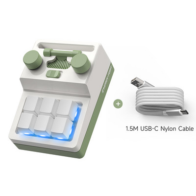 Programiranje Macro Prilagođena tipka Tipkovnica RGB 3 tipke Kopiraj Zalijepi Mini gumb Photoshop Gaming tipkovnica Mehanička Hotswap Macropad