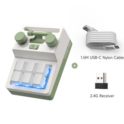 Programiranje Macro Prilagođena tipka Tipkovnica RGB 3 tipke Kopiraj Zalijepi Mini gumb Photoshop Gaming tipkovnica Mehanička Hotswap Macropad