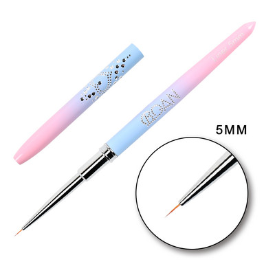 BQAN nagų šepetėlis UV gelio šepetėlis Nagų dailės teptuko linija tapybos šepečiai Akrilo plonas įklotas piešimo rašiklis Manikiūro įrankiai profesionalams