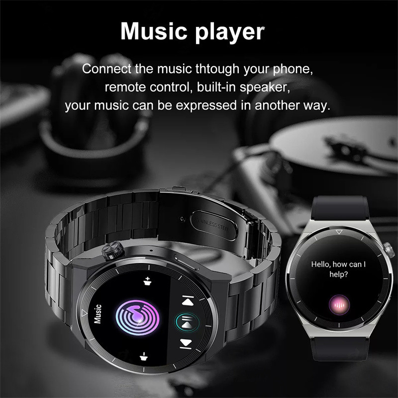 2023 NFC Smart Watch Men GT3 Pro AMOLED 390*390 HD Screen Heart Rate Bluetooth Κλήση IP68 Αδιάβροχο SmartWatch για Huawei Xiaomi