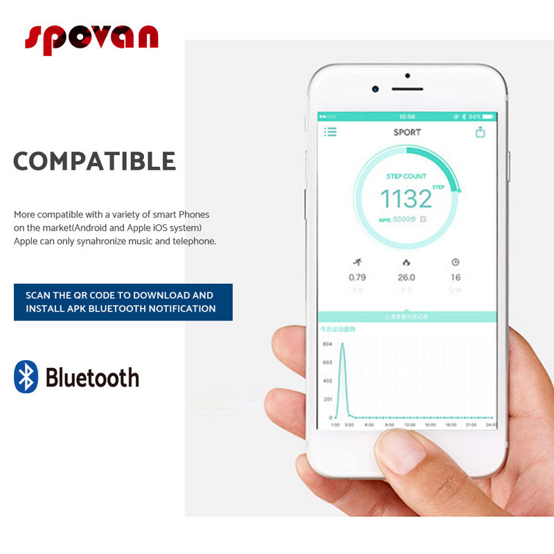 Sport Smart Watch Men Professional 5ATM Αδιάβροχη υπενθύμιση κλήσης Bluetooth Ψηφιακό ξυπνητήρι για τηλέφωνο Android