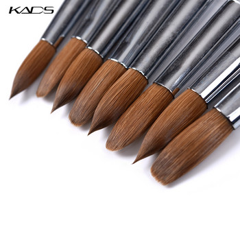 1 τεμ Kolinsky Acrylic Nail Art Brush with Red Wood Handle Acrylic Brush Gel Pen Kolinsky Sable Manicure UV Gel Brush