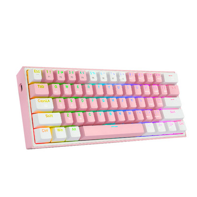 REDRAGON Fizz Pro K616 RGB USB podrška Bluetooth bežični USB 2.4G 3 načina Mehanička gaming tipkovnica Crveni prekidač 61 tipka Računanje