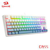 REDRAGON CASS K645W RGB USB Mecanic Gaming Tastatură cu fir Comutator albastru DIY LED Backlit 87 Taste Gamer pentru Computer PC Laptop