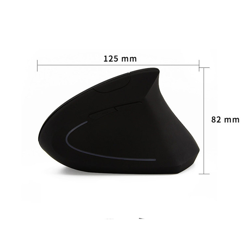 NAUJA belaidė pelė Ergonomiška optinė 2.4G 800/1200/1600DPI riešo gydymas USB įkraunamas vertikalios pelės žaidimų pelės žaidėjas