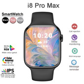 Ceas inteligent nou i8 Pro Max Apel Bluetooth Bărbați Sport Fintess SmartBand Femei Ceas personalizat Face Series 8 Ceas inteligent PK i7 Pro Max