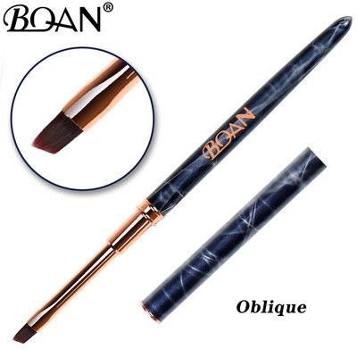 BQAN marmurinis nagų dailės šepetėlis Nagai akrilo įkloto šepetys French Lines Stripes Gėlių tinklelis Tapyba Piešimo rašiklis Manikiūro įrankiai