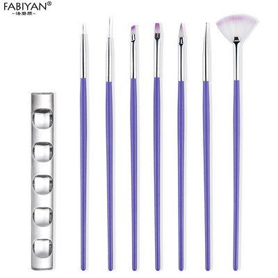 Perie de sirenă pentru arta unghiilor, gradient, pix pentru umbrirea lunii franceze, pictură, sfaturi pentru desen, gel acrilic, lac UV, instrumente de manichiură