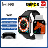 IWO PRO W58 Smart Watch Men Series 8 2,13 ιντσών ανάλυσης 428*518 Οθόνη NFC Smartwatch Bluetooth Ασύρματη φόρτιση PK Ultra