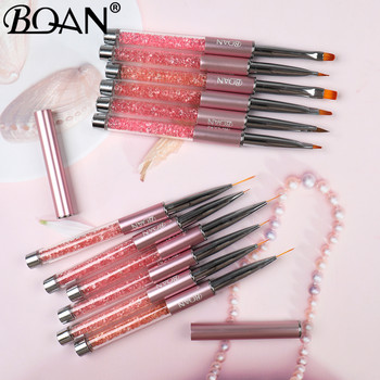 BQAN 15mm Liner Nail Art Brush Hand Draw Tips Γραμμή σχεδίου ζωγραφικής Εργαλεία στυλό μανικιούρ Βούρτσα νυχιών Διακόσμηση Gel