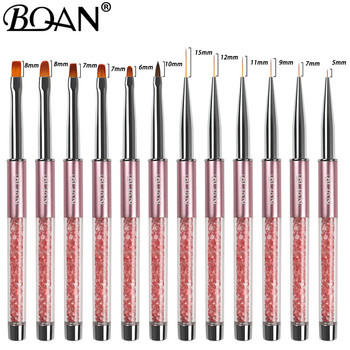 BQAN 15 mm Liner Nail Art Brush Hand Draw Tips Drawing Line Painting Pen Tools Маникюр Nail Art Brush Декоративна четка за гел