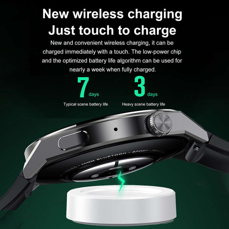 ZODVBOZ Watch GT3 Pro Smart Watch Ανδρικό ρολόι προσαρμοσμένης κλήσης Απάντηση κλήσης Sport Fitness Tracker Ανδρικά ρολόγια Αδιάβροχο Smartwatch για Huawei