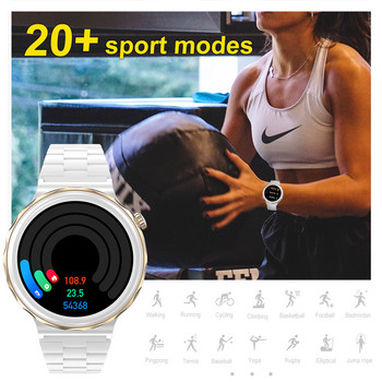 PLUMZONG Smart Watch Bluetooth Call 2022 Часовници с безжично зареждане 390*390 резолюция Дамска фитнес гривна Персонализиран циферблат