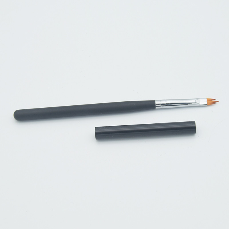 AKiHi Hold alakú ecsetek sapkával UV géllel French Pen Gradient Lakk Köröm Virág Festés Rajz Művészet Design