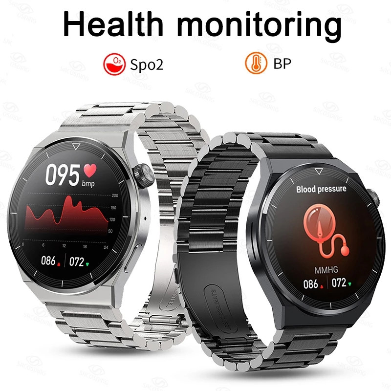 NFC Smart Watch Men GT3 Pro AMOLED 390*390 HD Screen Heart Rate Bluetooth Κλήση IP68 Αδιάβροχο SmartWatch για Huawei Xiaomi 2023
