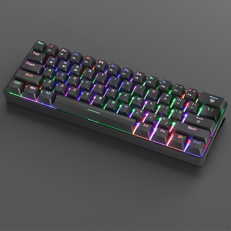 SK961 Žičana/bežična Bluetooth mehanička tipkovnica sa 61 tipkom Type-C RGB s pozadinskim osvjetljenjem Tipkovnica za igranje koja se može zamijeniti bez prekida za prijenosna računala ipad