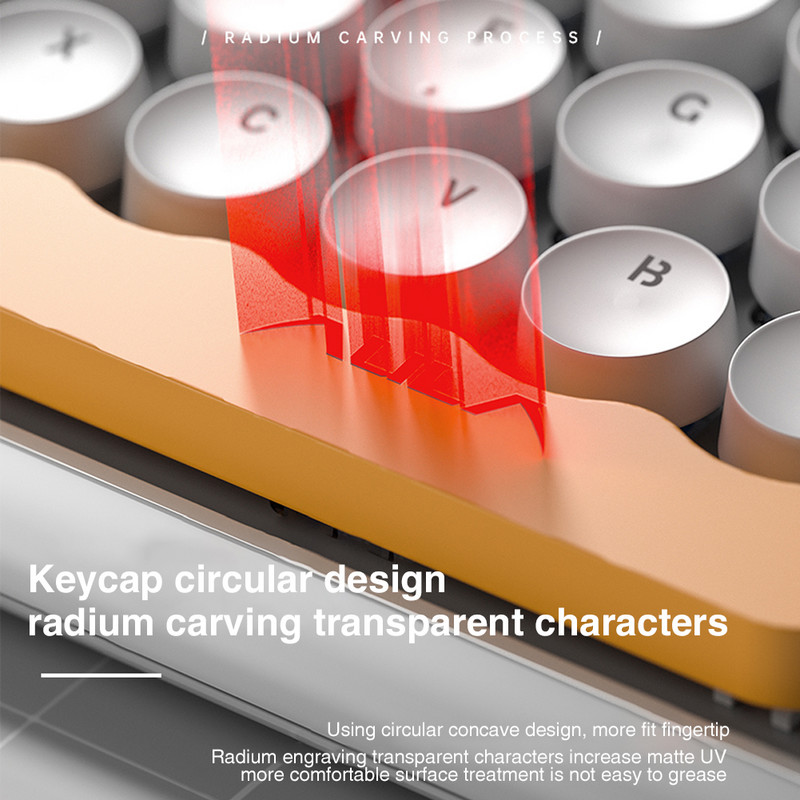 AULA F3680 Keyboard 79 Keys Red Switch Green Wired Keyborad Σύνδεση τριών λειτουργιών για φορητό υπολογιστή παιχνιδιών